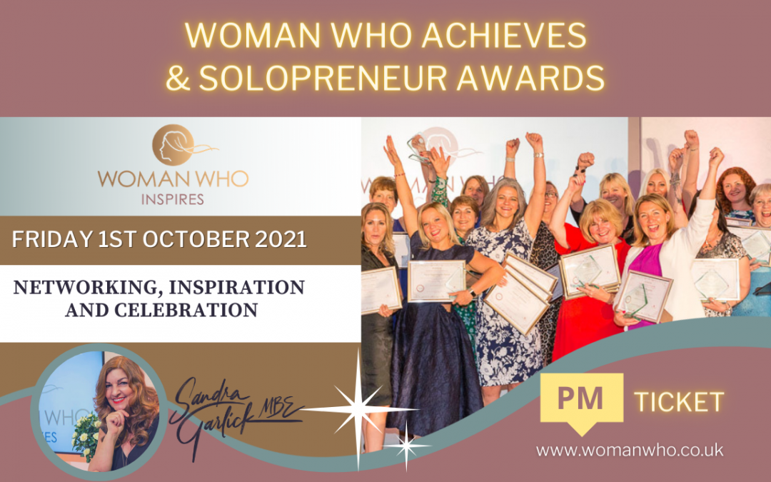Woman Who Achieves & Solopreneur Awards Lunch (Online Tickets Available)